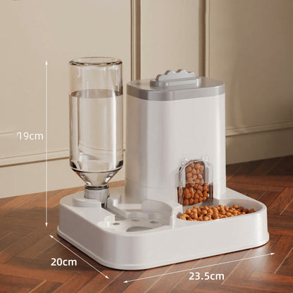 🐾 2-in-1 automatische voer- en drinkbak voor huisdieren