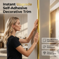⏳ Tijdelijke aanbieding⏳ Zelfklevende PVC-decorstrip voor randen, hoeken en wandpanelen