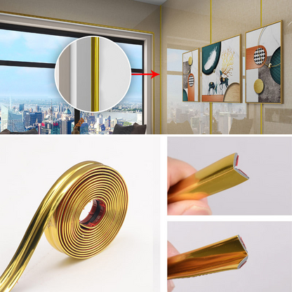 ⏳ Tijdelijke aanbieding⏳ Zelfklevende PVC-decorstrip voor randen, hoeken en wandpanelen