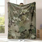 ⏳ Tijdelijke aanbieding⏳ Zachte polyester plaid met camouflageprint voor bank, bed en onderweg