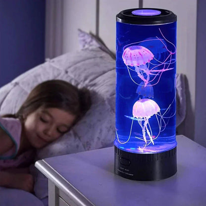 ⏳ Tijdelijke aanbieding⏳ LED-kwallenlamp met aquariumlook, RGB-licht en rustgevende beweging