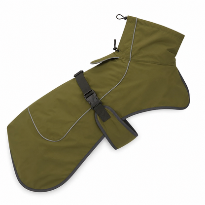 ⏳ Tijdelijke aanbieding⏳ Warme winterjas voor honden met hoge kraag, fleecevoering en reflecterende details