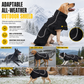 ⏳ Tijdelijke aanbieding⏳ Warme winterjas voor honden met hoge kraag, fleecevoering en reflecterende details
