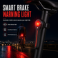 🚴Rechargeable Bicycle Brake Taillight Bike Rear☑️Safety Light for Road and Mountain Cycling