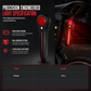 🚴Rechargeable Bicycle Brake Taillight Bike Rear☑️Safety Light for Road and Mountain Cycling