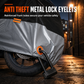 ⏳ Tijdelijke aanbieding⏳ Motorhoes met slotopeningen en reflecterende details