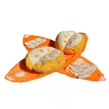 ⏳ Tijdelijke aanbieding⏳ Oranje pluchen hondenspeeltje om te snuffelen en zoeken
