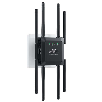 ⏳ Tijdelijke aanbieding⏳ 📡 Waarom betalen voor extra internet als één versterker je hele huis dekt? 8 high-gain antennes, 1200M, 4K streamen zonder lag. Zeg vaarwel tegen dead zones!