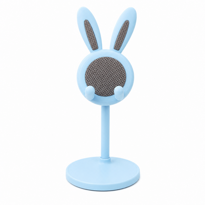 ⏳ Tijdelijke aanbieding⏳ Telefoonstandaard met konijnendesign Verstelbare hoogte van 22,7 tot 31,7 cm Ronde voet en siliconen pads in 4 kleuren