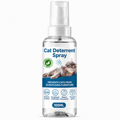 ⏳ Tijdelijke aanbieding⏳ 🛋️ Anti-Krab Spray met Natuurlijke Citrus – Gericht op Hoeken & Randen | Veilig, Eenvoudig & 100 ml Handig Formaat 🍋✨