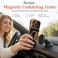 ⏳Tijdelijke aanbieding⏰Magnetisch telefoonhoesje: geschulpte randen, gegalvaniseerde afwerking, lensbescherming, antislip