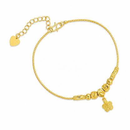 ⏳ Tijdelijke aanbieding⏳ 🔥 50% KORTING✨Dubbellaagse gouden hartvormige bedel-enkelband voor dames met kleine kraaltjes – voetjuwelen als cadeau
