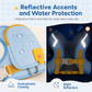 ⏳ Tijdelijke aanbieding⏳ Verstelbaar hondentuig met rugzak Ademend gevoerd vest met reflecterende details Blauw of paars Met of zonder 1,4 m hondenriem