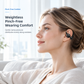 ⏳ Tijdelijke aanbieding⏳ Draadloze open-ear Bluetooth oortjes met flexibele oorclips en laadcase Voor dagelijks luisteren in lichtgeel zwart of roze