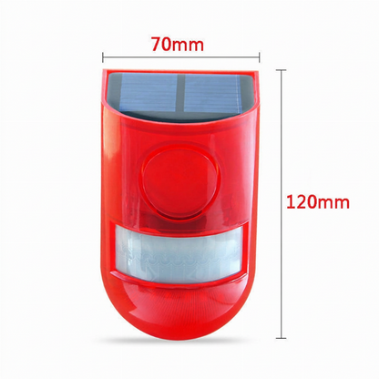 ⏳ Tijdelijke aanbieding⏳ Solar dierenverjager met bewegingssensor sirene en 6 LED-flitslichten Draadloos te monteren voor tuin en erf 1 of 2 stuks