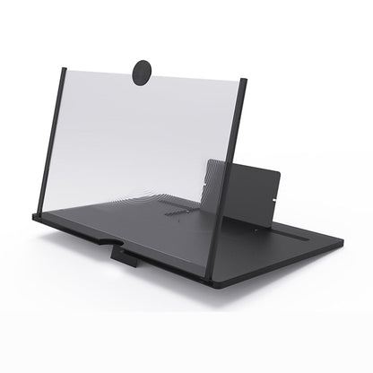 ⏳ Tijdelijke aanbieding⏳ Opvouwbare smartphone schermvergroter met verhoogde standaard en siliconen antislipsteun 10 12 of 14 inch Zwart wit of rood