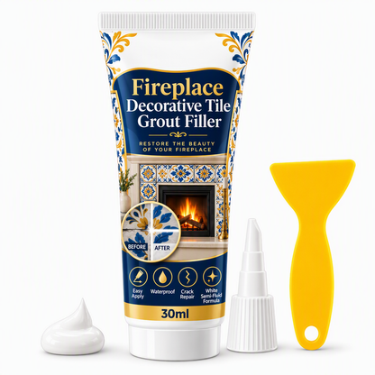 ⏳ Tijdelijke aanbieding⏳ Witte tegelvoegen reparatieset met precisietuit en afstrijkspatel 30 ml per set Voor het bijwerken van voegen Keuze uit 1 of 2 sets