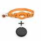 ⏳ Tijdelijke aanbieding⏳ Verstelbare reflecterende kattenhalsband met trackerhouder en belletje Kliksluiting Keuze uit zwart roze rood oranje en blauw
